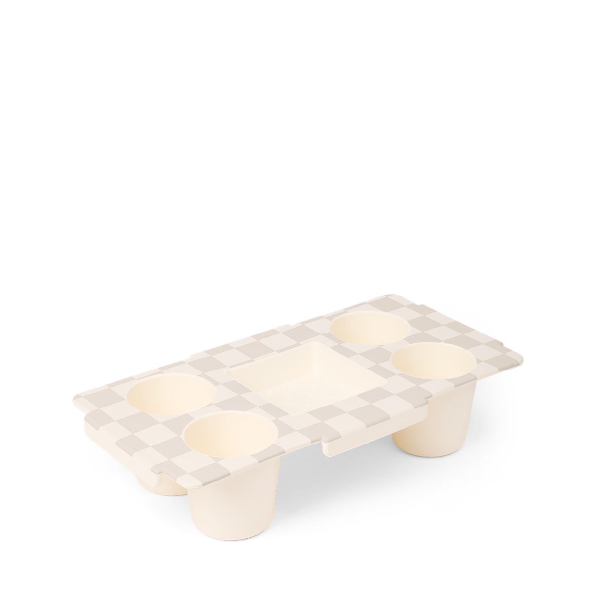 Top o' the Bogg to Ya - Checkered Coconut/Mushroom - Snack Day Set