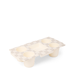 Top o' the Bogg to Ya - Checkered Coconut/Mushroom - Snack Day Set